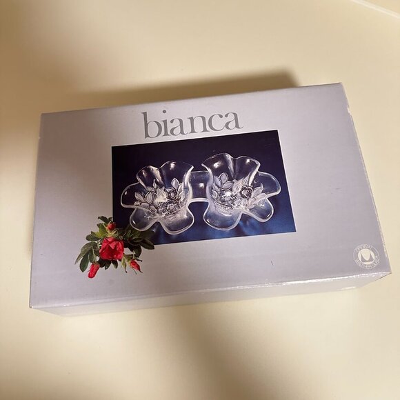 Mikasa Central Bianca  Double sided bowl. DIVIDED RELISH 2-PART. 11" - Picture 2 of 9